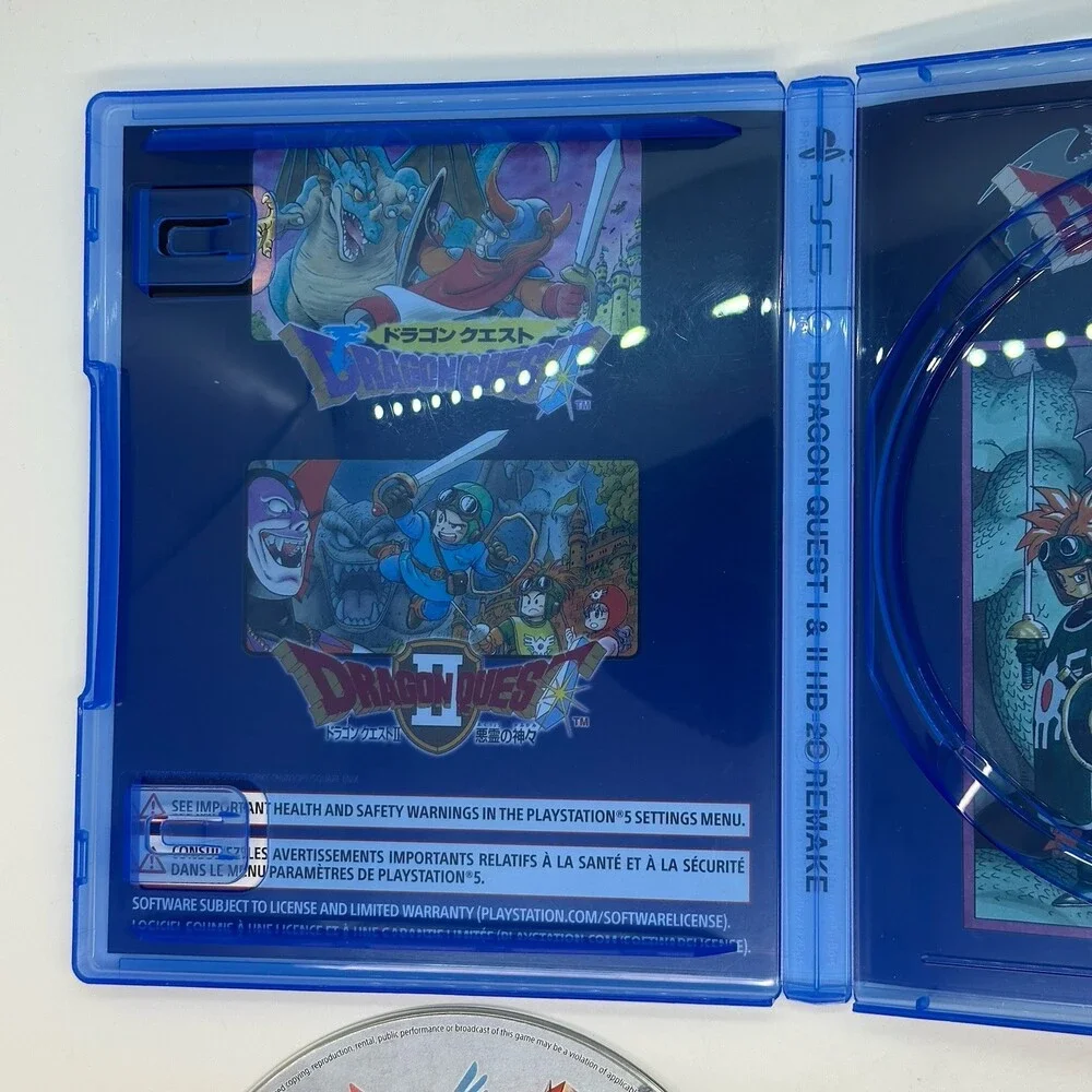 Dragon Quest I & II 1 2 HD-2D Remake PlayStation 5 PS5, Square Enix) - Tested!
